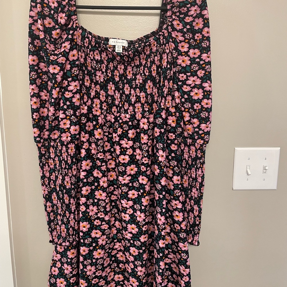 Topshop Floral Mini dress Size US 8